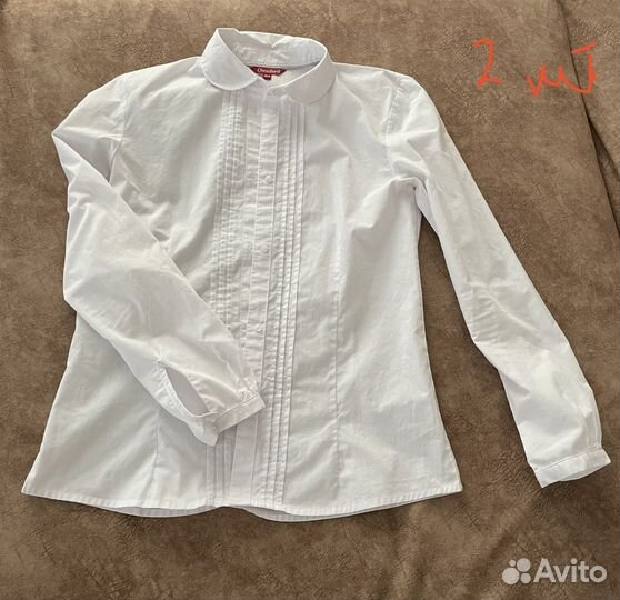 Блузки рубашки для школы