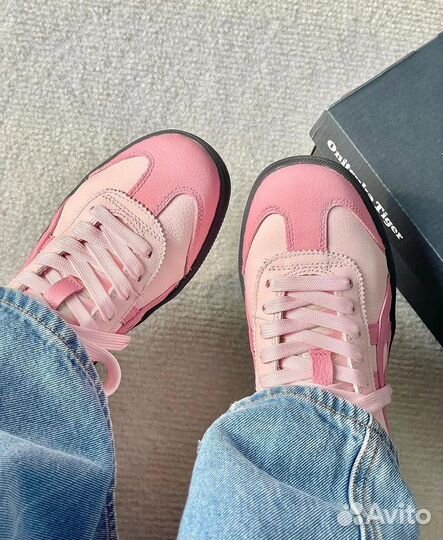 Asics Onitsuka Tiger Tokuten pink кеды розовые