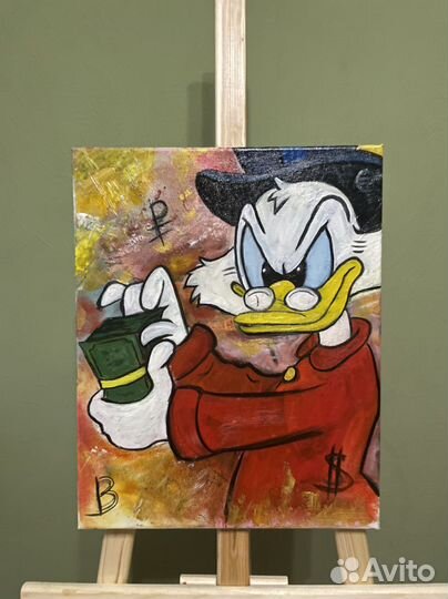 Картина маслом «Деньги» 40/50