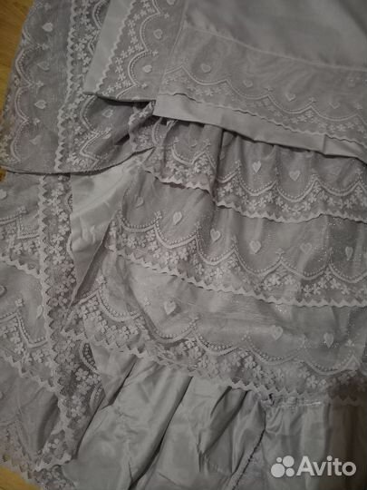 Простынь с оборкой,2 наволочки
