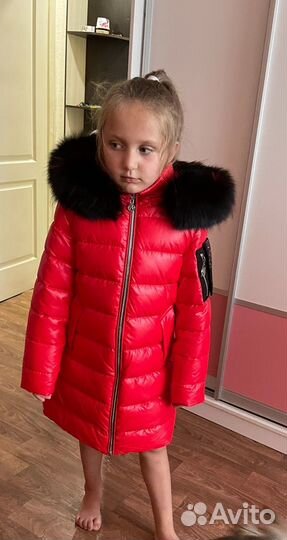 Зимний пуховки для девочки