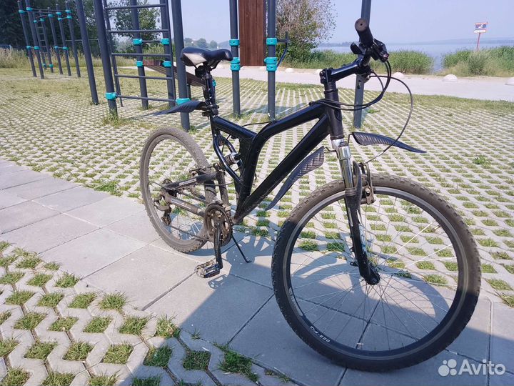 Двух подвес горный велосипед