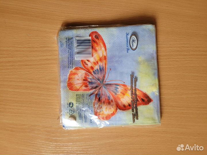 Салфетки бумажные многослойные для декора