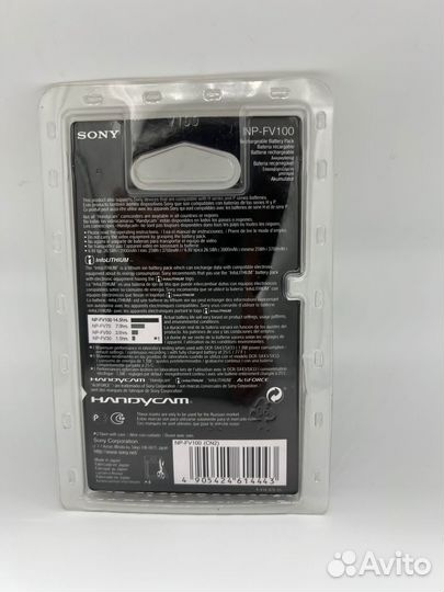 Аккумулятор NP-FV100 (BC-TRV) для sony DCR