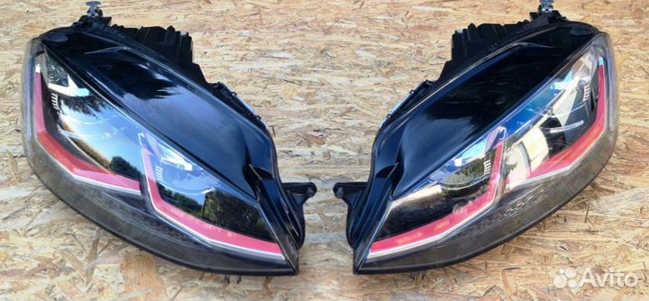 Фары VW Golf VII GTI рестайлинг Full Led 2018 г