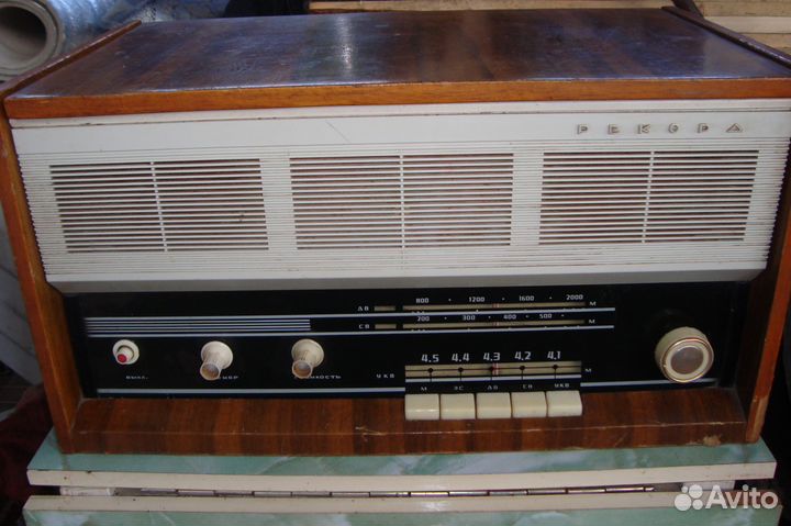 Радио рекорд + катушечный магнитофон