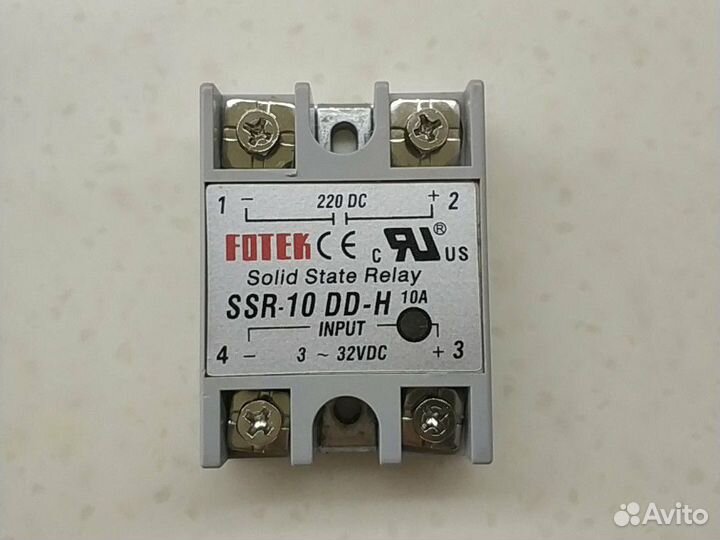 SSR-10 DD-H твердотельные реле 3-32VDC 220VDC