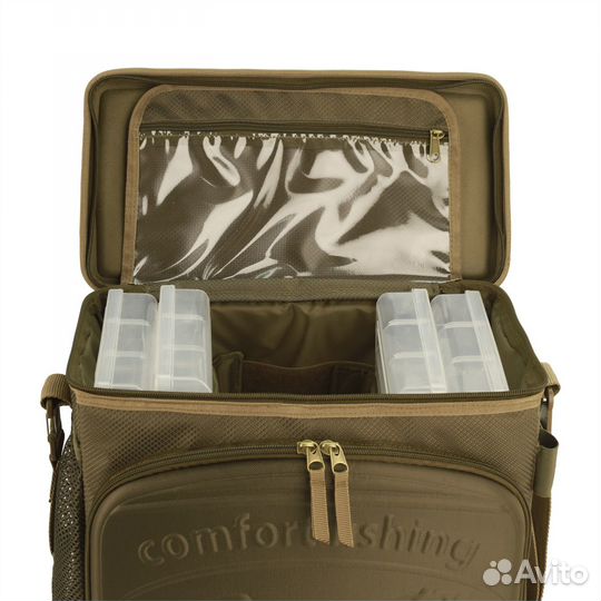 Сумка лодочная с коробками aquatic слк-52 хаки