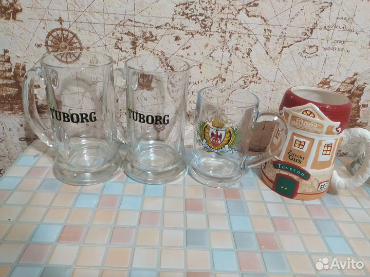 Пивные кружки 4шт