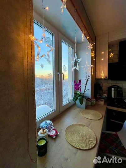 Новая гирлянда штора Звёзды 1 на 3 метра