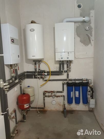 Отопление, водоснабжение,теплый пол, скважены, сеп