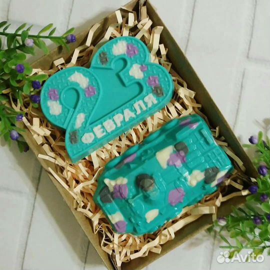 Мыло ручной работы к 23 Февраля