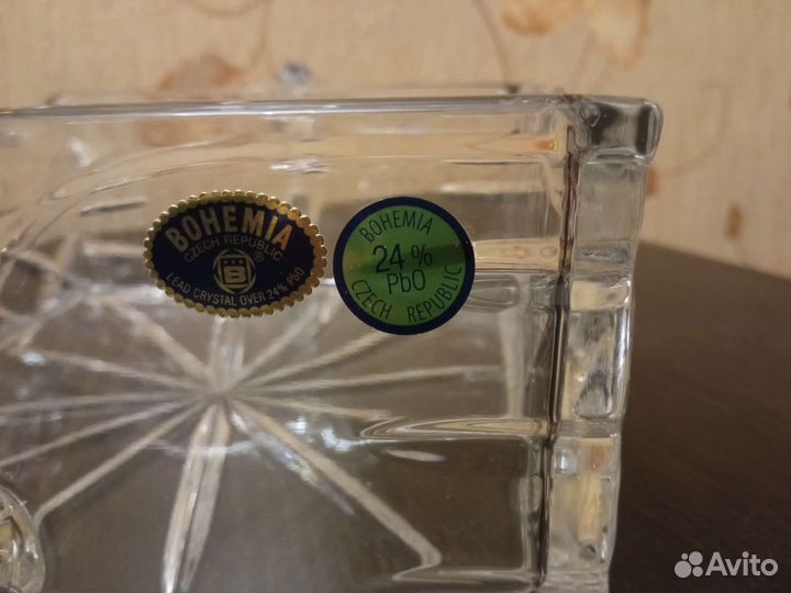 Ваза для фруктов или конфет из хрусталя