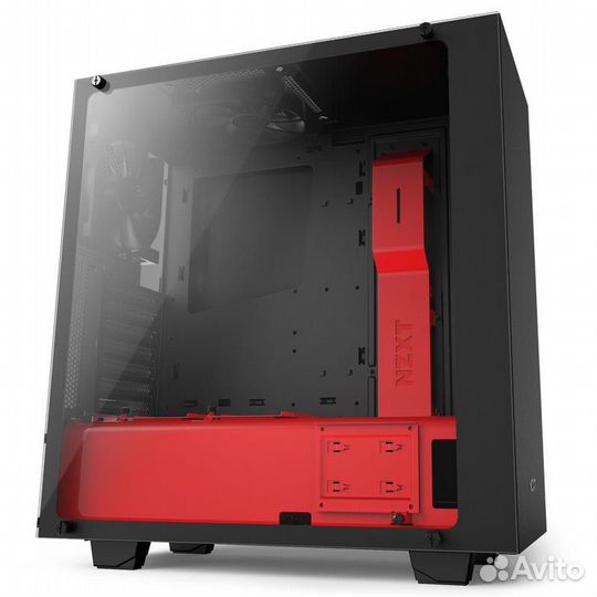 Корпус nzxt S340 Elite red