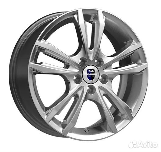 Диски K&K Samara 6x16 5x114.3 ET43 DIA67.1 Дарк Платинум