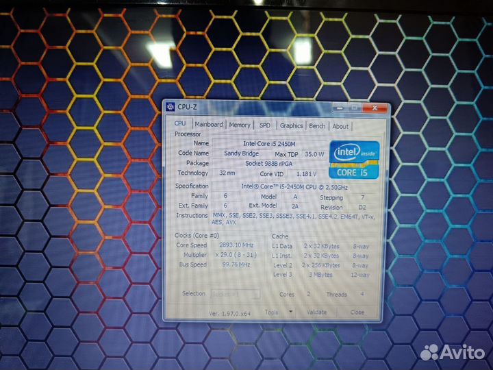 Lenovo Z570 intel core i5/8gb ddr3/320gb