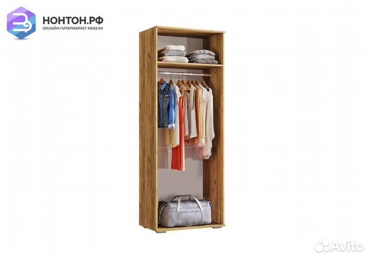 Шкаф Трамп крафт / бетон