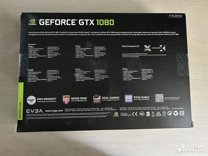 Водяное охлаждение видеокарты Geforxe gtx 1080