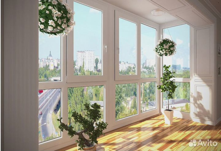 Алюминиевые окна на балконы