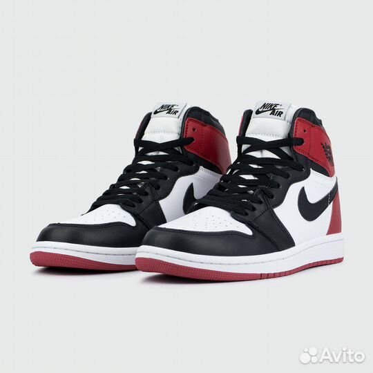 Nike Air Jordan 1 Black Toe with Fur