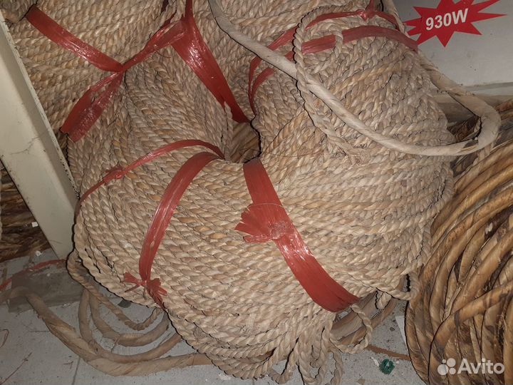 Верёвка из водного гиацинта и листа банана