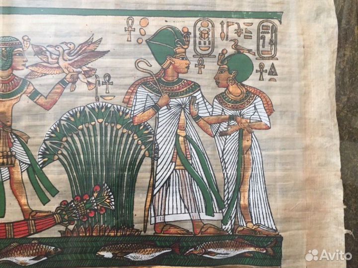 Картина на папирусе