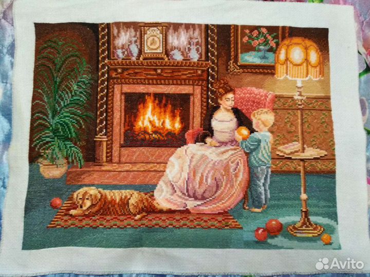 Картина вышитая крестом