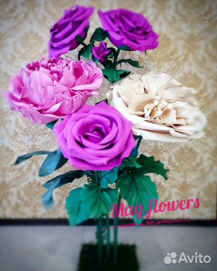 Большие цветы, декор, фотозоны, аренда, продажа