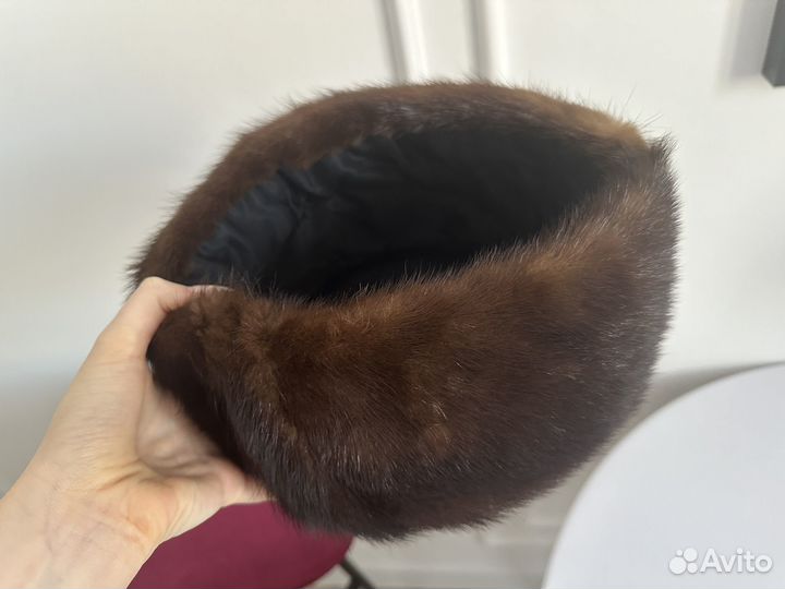 Шапка норковая женская