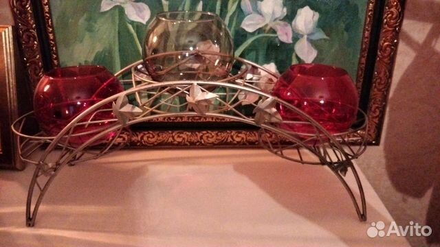 Подставка для цветов металлическая