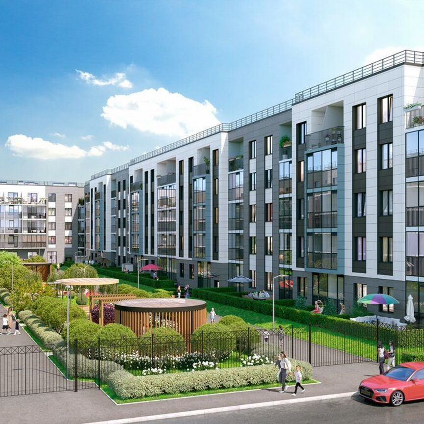 2-к. квартира, 51,1 м², 1/5 эт.