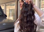 Волосы детские русские кудри 55 см неокрашенные