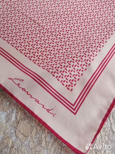 Легендарный винтажный платок италия Leonardi