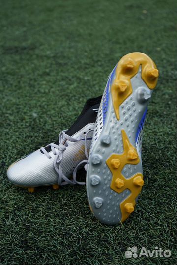 Бутсы adidas с носком серые