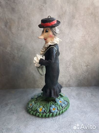 Ватная елочная игрушка