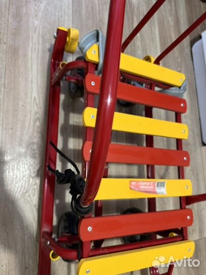 Детские санки с колесами Nika