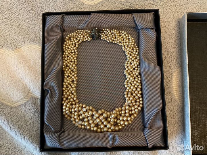 Колье винтаж серебряная застежка