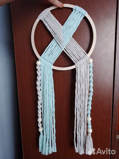 В детскую Панно Ловец снов Макраме