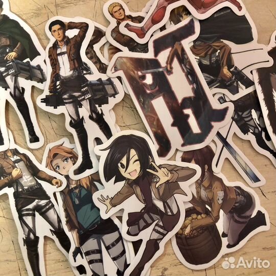 Набор стикеров Атака Титанов (Attack on Titan)