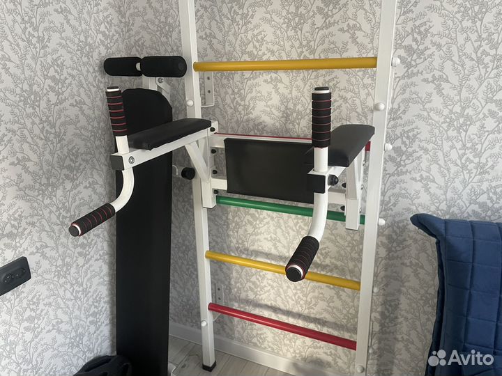 Брусья-пресс на шведскую стенку