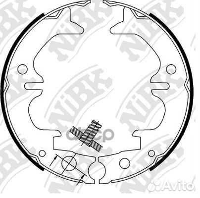 Колодки стояночного тормоза toyota camry 2011 F