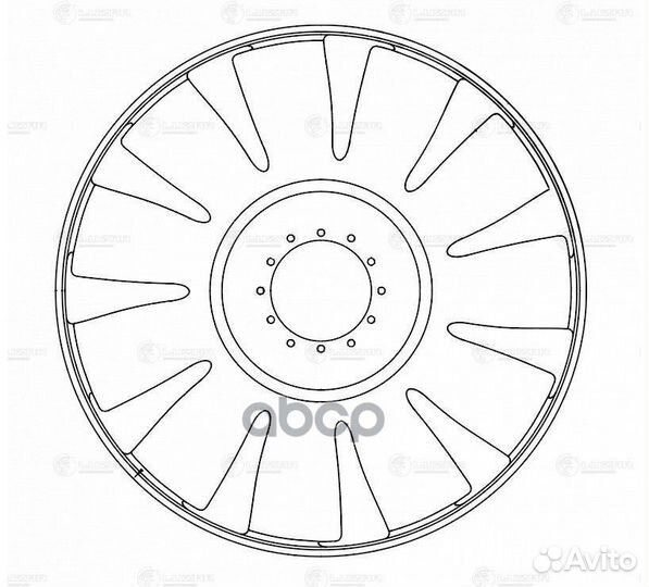Крыльчатка вентилятора LFB 0738 luzar