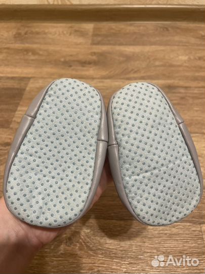 Пинетки, тапочки-носочки с подошвой 11,5 см