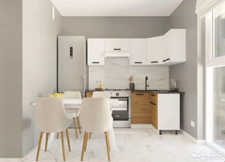 Кухня угловая Брауни 2.0м*1.2