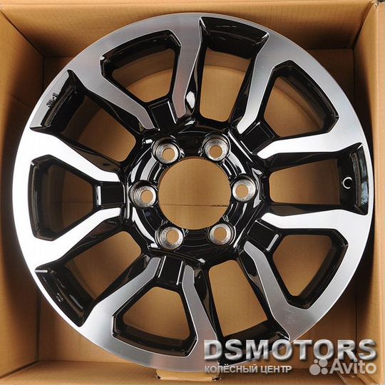 Диски H962D 7.5/18 6x139.7 ET25 d106.2 black machi