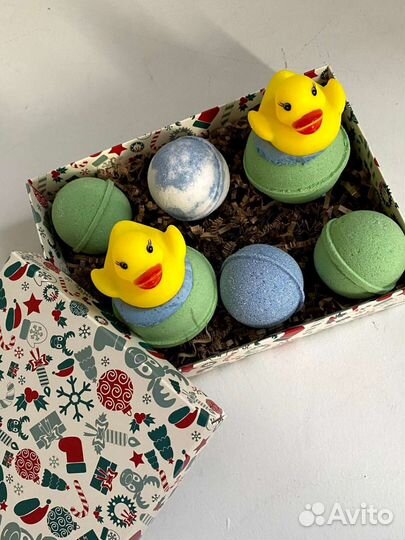 Бомбочки для ванны с уточкой