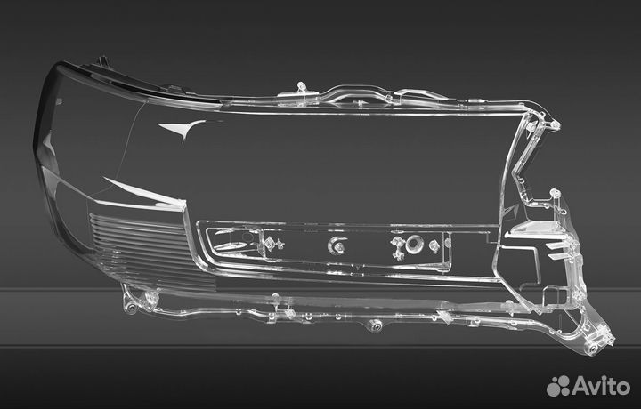 Стекло фары Toyota LC200 2015-2018 Лев/Прав