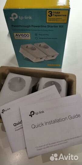 Адаптер Powerline TP-Link AV600