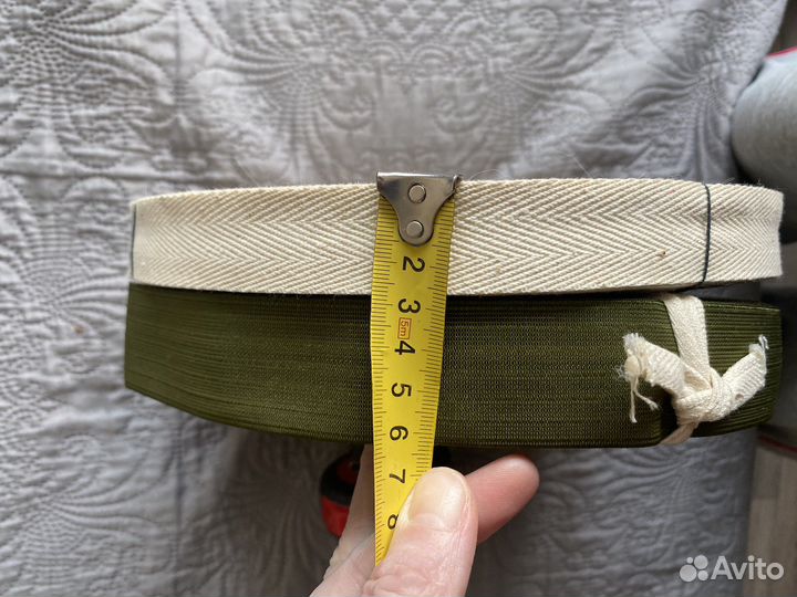 Резинки, тесьма, стропа, молнии СССР