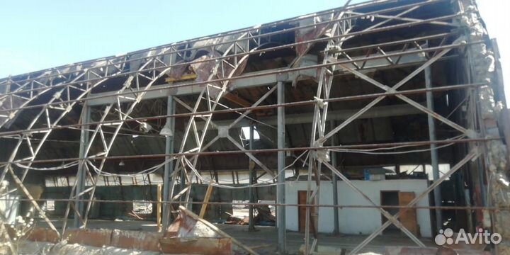 Каркас Арочный ангар с кран балкой